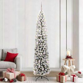 EVERIS Artificial Christmas Tree with 300 LEDs with Stand Green 240 cm