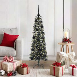 COZERA Artificial Christmas Tree with 150 LEDs with Stand Green 120 cm