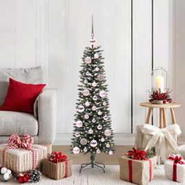 COZERA Artificial Christmas Tree with 150 LEDs with Stand Green 120 cm