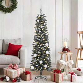 COZERA Artificial Christmas Tree with 150 LEDs with Stand Green 150 cm