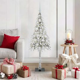 COSWIN Christmas Tree with 150 LEDs White 120 cm PE and Steel