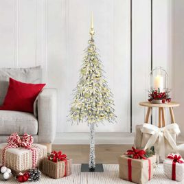 COSWIN Christmas Tree with 150 LEDs White 120 cm PE and Steel