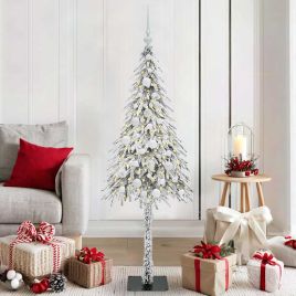 COSWIN Christmas Tree with 150 LEDs White 150 cm PE and Steel