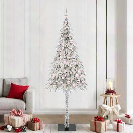 COSWIN Christmas Tree with 300 LEDs White 180 cm PE and Steel