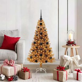 ELFIR Christmas Tree with 150 LEDs with Stand Gold 120 cm PET