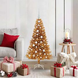 ELFIR Christmas Tree with 150 LEDs with Stand Gold 120 cm PET