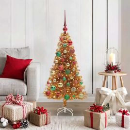 ELFIR Christmas Tree with 150 LEDs with Stand Gold 120 cm PET