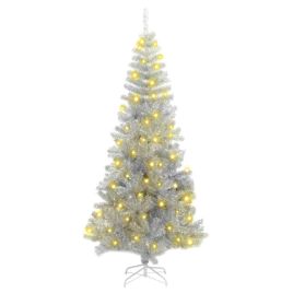 ELFIR Christmas Tree with 300 LEDs with Stand Silver 180 cm PET