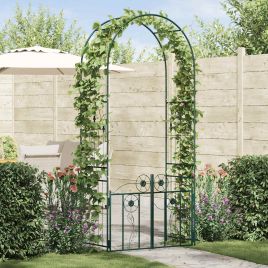 ENIMERE Garden Arch with Lock 102x50x218 cm - Green