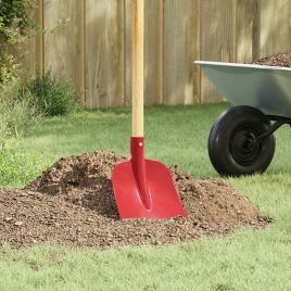 NOLMERE Shovel Head 32x24.5 cm Powder-Coated Steel - Red