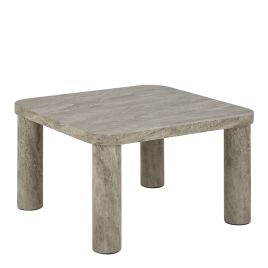 SOLIVA Square Coffee Table in Grey 60 x 60 cm