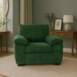 Armchair - CORDURA Jumbo Cord Chair Green