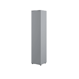 Display Rack - DONNELL Display Cabinet Grey 45cm