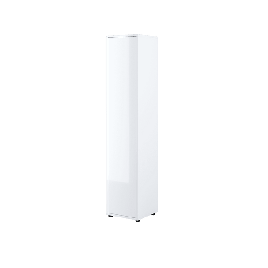 Display Rack - DONNELL Display Cabinet White Gloss 45cm
