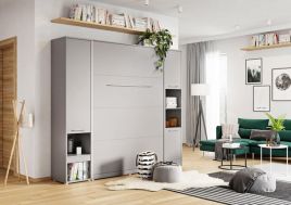 Kingsize Bed - DUNHILL Wall 5ft Bed Grey Matt