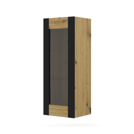 Display Rack - NORLINA I Display Cabinet Oak Artisan 48cm