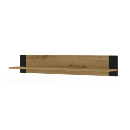 Wall Shelf - NORLINA Wall Shelve Oak Artisan 125cm