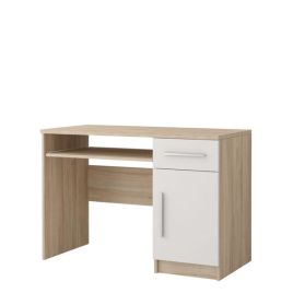 Office Desk - BRAYDEN Computer Desk Oak Sonoma 110cm