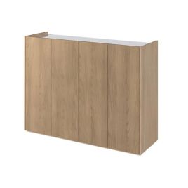 EASEVA Sideboard Cabinet Oak Scandi 126cm