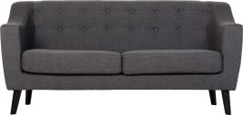 Ashley 3 Seater Sofa - Dark Grey Fabric