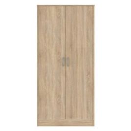 BLACKPOOL 2 Door Wardrobe Natural Oak - 80cm
