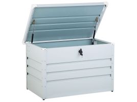 Garden Storage Box 100 x 62 cm Light Grey CEBROSA