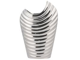 Stoneware Decorative Vase 26 Silver