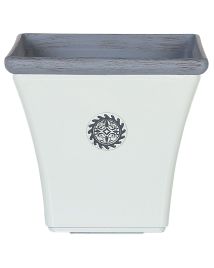 Plant Pot 43 x 43 x 39 cm White ELATEIA
