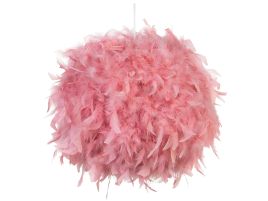 Feather Pendant Lamp Pink DRAVA