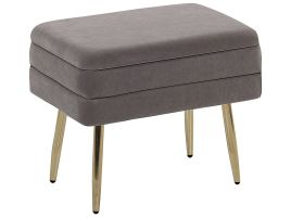 Bedroom Storage Bench Grey ODESSA