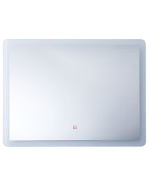 LED Wall Mirror 60x80cm Silver