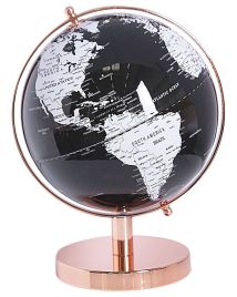 Decorative Globe 28cm Black and White