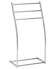 Towel Stand 44 x 86 cm Silver AMBIL