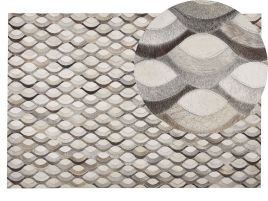 Cowhide Area Rug 140x200cm Brown and Beige