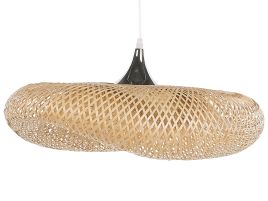 Bamboo Pendant Lamp Light Wood BOYNE Large