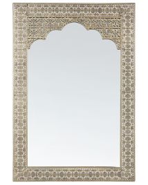Metal Wall Mirror 60x90cm Gold