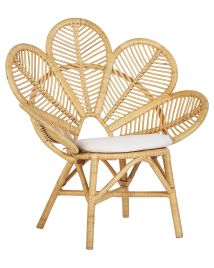 Rattan Peacock Chair Natural FLORENTINE