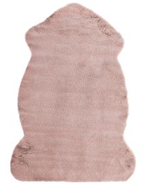 Faux Fur Rabbit Rug Pink UNDARA