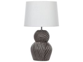 Ceramic Table Lamp Black GUAPORE