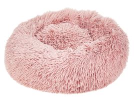 Faux Fur Pet Bed Ã¸ 50 cm Pink KULU