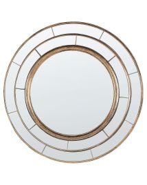 Round Wall Mirror 40cm Gold