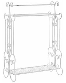 Towel Stand 60 x 90 cm White GLADIS