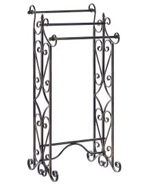 Towel Stand 45 x 90 cm Black CHILLAN