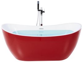 Freestanding Bath 1800 x 780 mm Red ANTIGUA