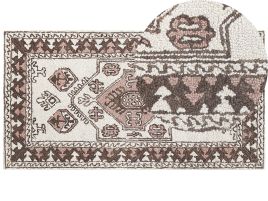 Wool Area Rug 80x150cm Multicolour