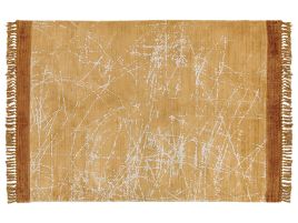 Viscose Area Rug 160x230cm Orange