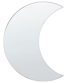 Wall Mirror Crescent Moon 40x60cm Silver