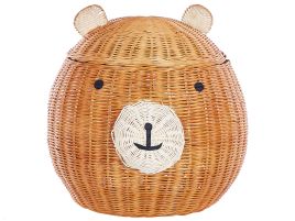Rattan Bear Basket Natural