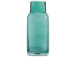 Glass Flower Vase 26 Green MERBAKA