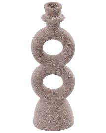 Porcelain Candlestick Beige